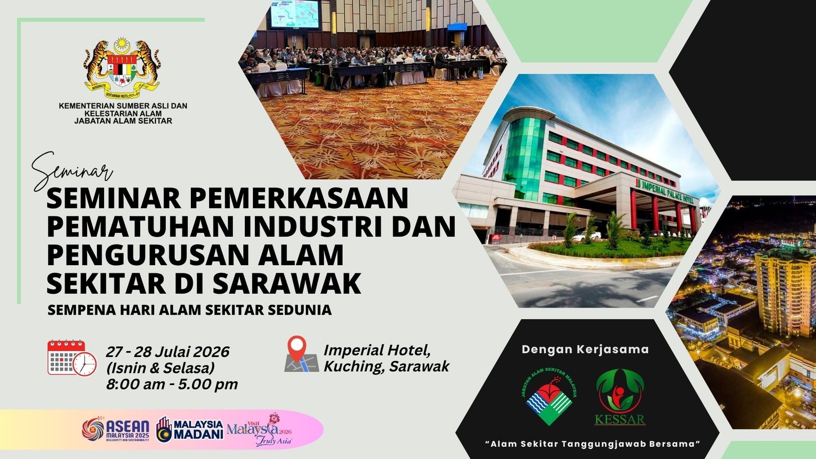 SEMINAR PEMERKASAAN PEMATUHAN INDUSTRI DAN PENGURUSAN ALAM SEKITAR